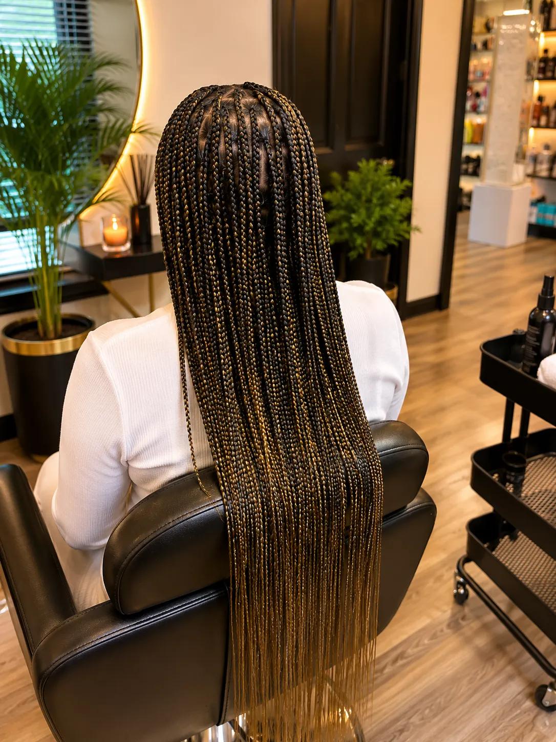 Knotless Braids — Zounya braids, Charlotte